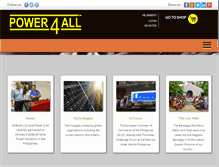 Tablet Screenshot of power4all.org